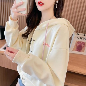 早秋棒球服短款外套女春秋季2025新款寬松韓版小個子連帽開衫衛衣