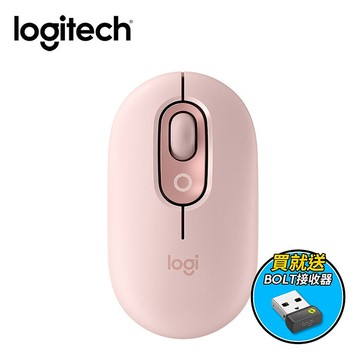 Logitech 羅技 POP MOUSE 無線藍牙滑鼠+接收器薰衣紫