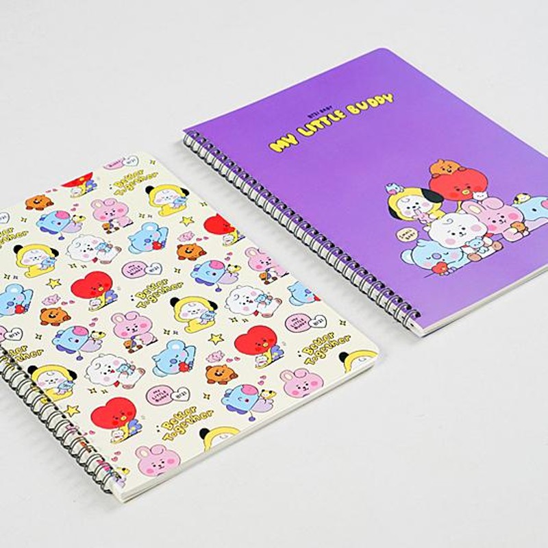 BT21 MY LITTLE BUDDY スプリング ノート [韓国文具][文房具][かわいい