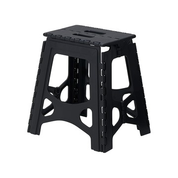 【日本天馬】快收耐固便攜式防滑摺疊/摺合椅-高39CM-2色可選-時尚黑