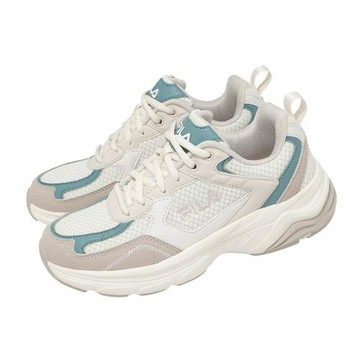 Fila 休閒鞋 J916Z 女鞋 米 拼接 緩衝 運動鞋 5J916Z767