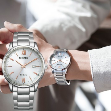 【CITIZEN 星辰】光動能簡約手錶-銀/40mm BM6978-77A