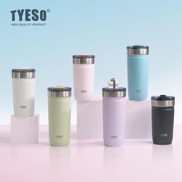 【H&R安室家】TYESO泰碩 304不鏽鋼保溫咖啡杯710ml(H81)