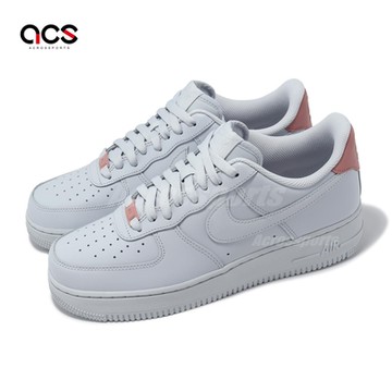 Nike 休閒鞋 Air Force 1 07 男鞋 AF1 情人節 灰 珊瑚粉 HF0729-001