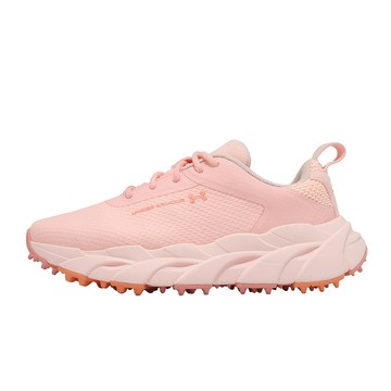 Under Armour UA 高爾夫球鞋 W Halo Hybrid Golf Trip 女鞋 粉 防水鞋面 6010934658