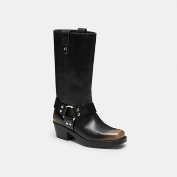 HARNESS 復古摯愛皮革長靴