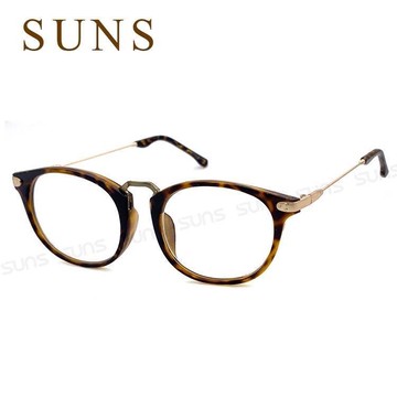 【SUNS】時尚潮流復古豹紋茶老花眼鏡 熱銷款 超輕盈配戴舒適 男女精品老花