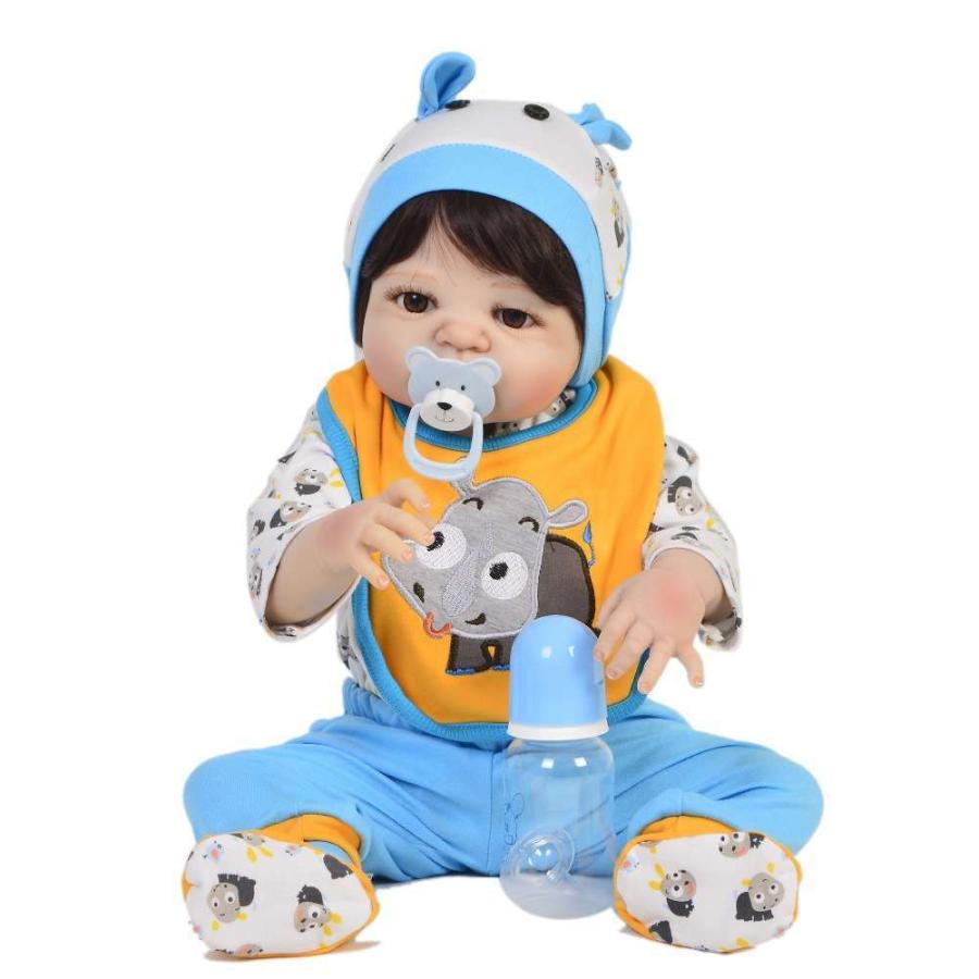 リボーンドール おしゃれな男の子 クマさん付き トドラードール