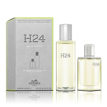 Hermes 愛馬仕 H24 淡香水香氛禮盒(淡香水30ML+補充瓶125ML)