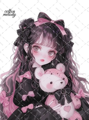 original sticker no.2257 人物貼紙 原創貼紙 原創人物貼紙 裝飾貼紙 cotton melody