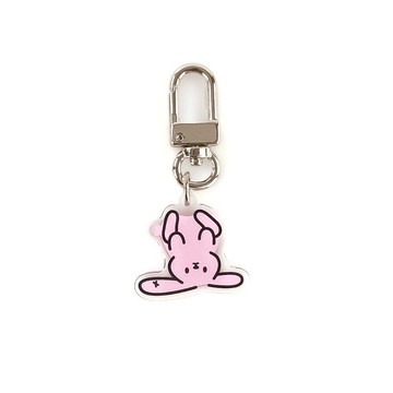 冷靜的 兔子 Stay Cool Poreumee 壓克力鑰匙圈 / 吊飾
