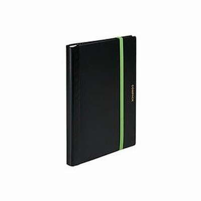 KINGJIM/キングジム  【コンパック 】二つ折りクリア−ファイル 10ポケット 黒 5894Hクロ