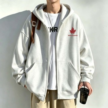 免運 男女可穿冬季外套 oversize 印花外套男 男生外套 長袖 薄外套 oversize 衛衣 拉鏈外套 0153