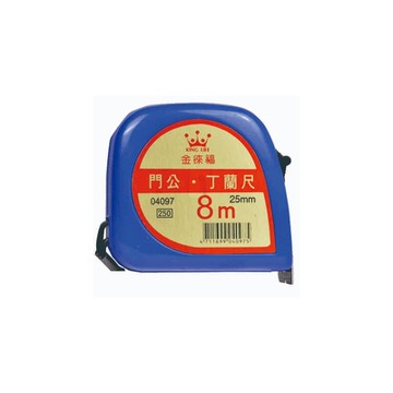 徠福 彩色 8M 門公 丁蘭 捲尺 25m/m 文公 /個 NO.4097