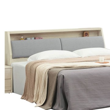 文創集 戈壁6尺雙人加大耐磨皮革床頭箱(不含床底＋不含床墊)-182x24x98cm免組