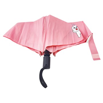 LINE FRIENDS 單人款雨傘 55cm x 6k 晴雨兩用自動傘  粉紅兔兔