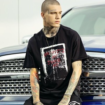 現貨+預購 短袖T恤休閒上衣-街頭時尚經典百搭男打底衫73sq19【獨家進口】【米蘭精品】