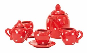 Moulin Roty Red Ceramic Tea Set(中古品)