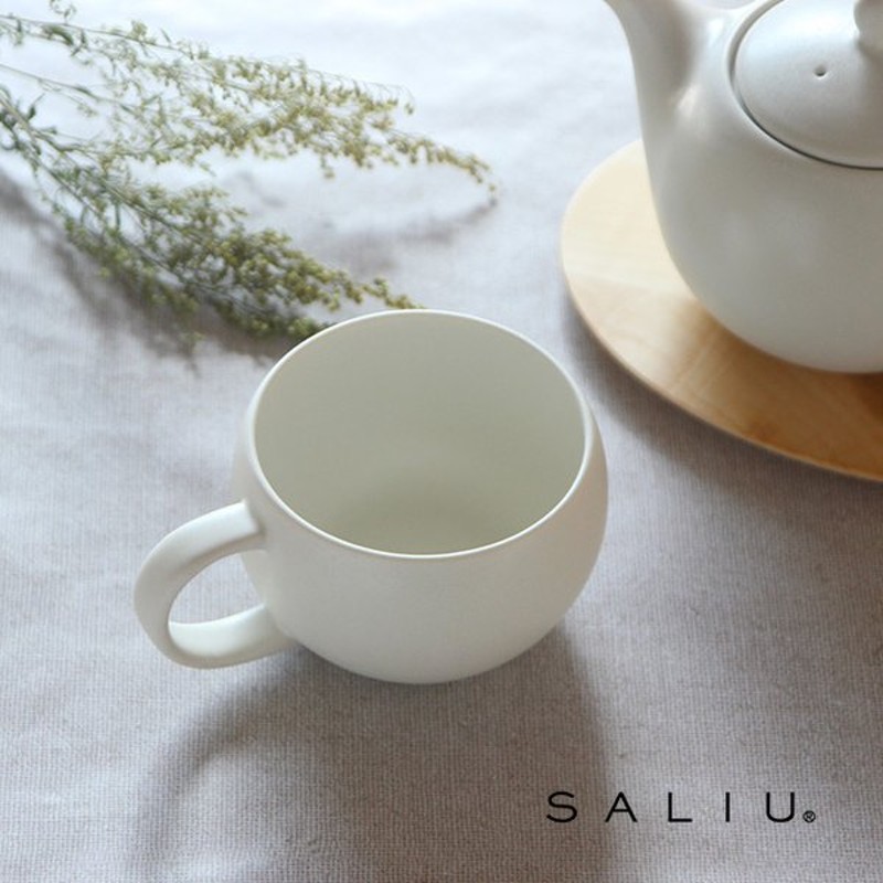 Saliu Yui 結 ティーカップ おしゃれ カップ 北欧 日本製 かわいい 白 紅茶 コーヒー 無地 コーヒーカップ マグカップ 耐熱 ハーブティー 磁器 カフェ 可愛い 通販 Lineポイント最大0 5 Get Lineショッピング
