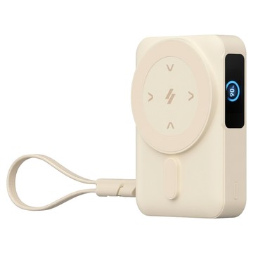 ADAM elements 亞果元素 VIONTA 固態式自帶線磁吸行動電源  奶茶色  E10