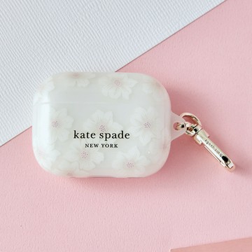 kate spade｜AirPods Pro(第2代) 精品保護殼/套-經典蜀葵