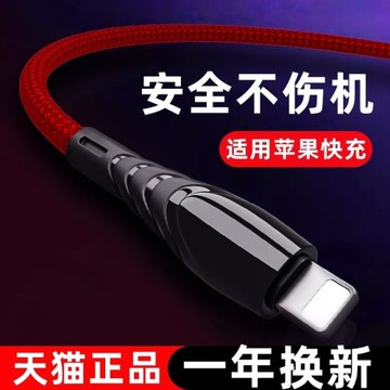 適用蘋果x數據線iphone手機充電線ipad快充7閃充適用IPHONE11手機12平板ipadpro加長2米防折斷usb轉light家用