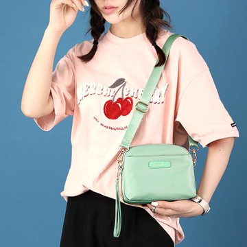 Acorn*橡果-新款輕便斜背包側肩包手拿包手提包防潑水包6904(萌芽綠)