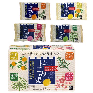 F-4155 發泡入浴劑16錠入-自然清新