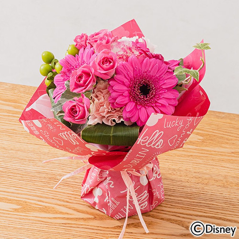 ディズニー そのまま飾れるブーケ ピンクルフレ ミッキーマウス 花束 ボックスフラワー 通販 Lineポイント最大2 0 Get Lineショッピング