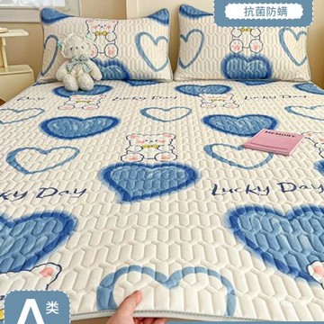 a類母嬰級冰絲乳膠涼席學生宿舍床單人三件套可機洗席子2025新款