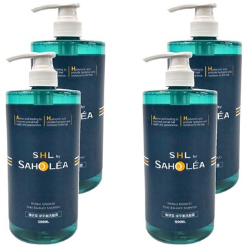 SAHOLEA 森歐黎漾 植研萃淨平衡洗髮露  4件  1.2L