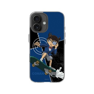 iPhone 16 Clear Case（相機按鈕） 透明 - Detective Conan - 柯南與滑板
