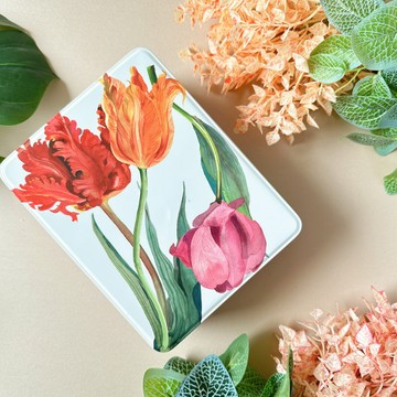 【英國糖果屋】Emma Bridgewater 花卉大方糖果茶葉禮盒 ( 英國糖迷你包12包入 英國茶12包入 )