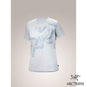 【Arcteryx 始祖鳥官方直營】女 Bird 短袖休閒Tee 天藍