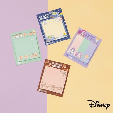 迪士尼｜正方形便利貼 維尼 三眼怪 白雪公主 愛麗兒 奇奇蒂蒂 便條紙 備忘錄 辦公用品 NP458 文具旗艦店