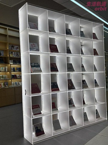 【透明漸變帶燈】亞克力展示櫃 陳列櫃 儲物架 貨架 樣品櫃 多層置物架 商超家居兩用 可定製尺寸 內置LED燈帶