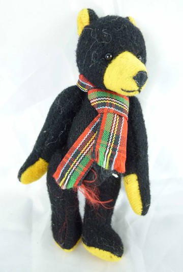 【震撼精品百貨】日本泰迪熊 鎖圈 黑 震撼日式精品百貨