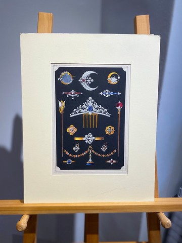 Le Bijou珠寶與鐘錶工藝圖鑑-1886法國巴黎-平版印刷手繪清漆PL.1