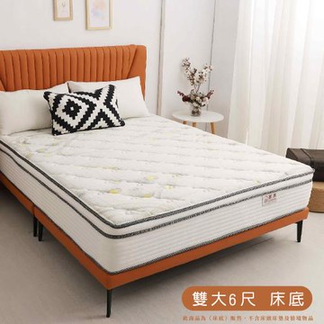 【本木】光芒 抗菌科技皮革防潑水床底-雙大6尺