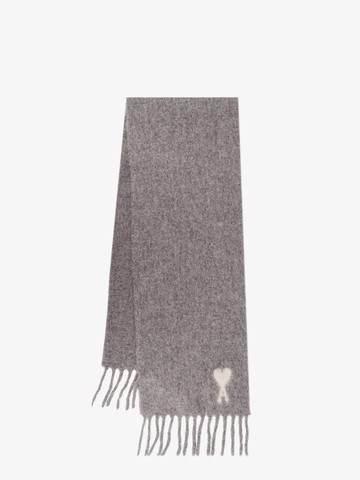 Alpaca blend scarf - AMI PARIS - gender_Man