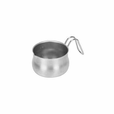 パール金属 サティーナ ステンレス製つぼ型クックポット12cm 目盛付 HB-6323