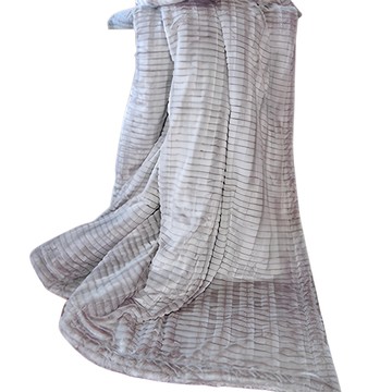 INDIAN 印地安 3D 仿貂毛雙人羊絨毯  灰  210 x 180cm