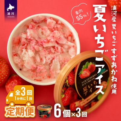 果肉55%「夏いちごアイス(6個)」[22-1143]