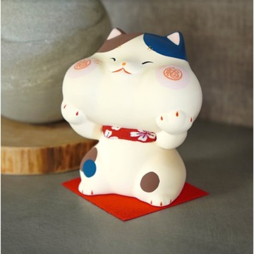 三花貓存錢筒 福氣捧臉 裝飾品 辦公擺飾 貓咪存錢筒 貓咪撲滿 造型存錢筒 療癒 貓奴 貓咪存錢筒