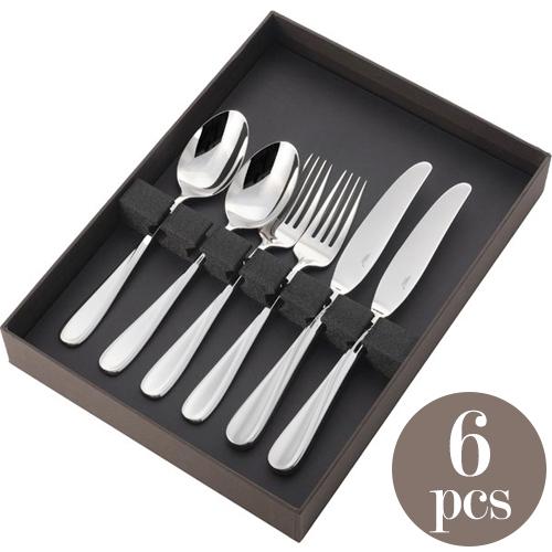 山崎金属工業／YAMACO フローラ 18-8 ペアディナーセット6pcs