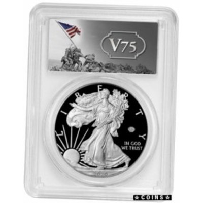 アンティークコイン 2020 W V75 PCGS PR70 DCAM Privy 75th Anniv WWII