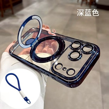 高透不發黃 簡約高級 附同款掛繩 適用 iPhone 17 Air 16 15 14 13 Pro Max 保護殼