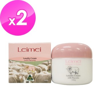 【澳洲Natures Care】Leimei綿羊霜含胎盤素(2 入組 100g/罐) 即期品-2027年5月到期