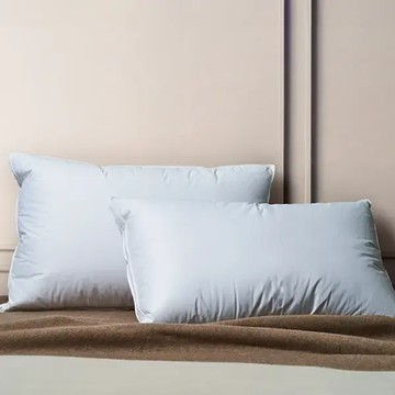 Ks頤品｜專利竹炭加工三層羽絨枕｜一對