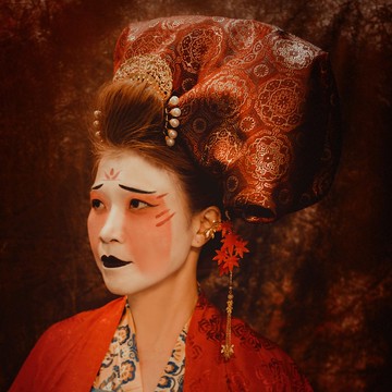 【墨徽閣】楓晚游魚髮簪/髮梳